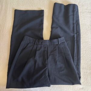Abercrombie and Fitch black high-rise trouser size 6